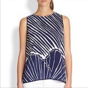 Lilly Pulitzer “Iona Shell” Sleeveless Blouse